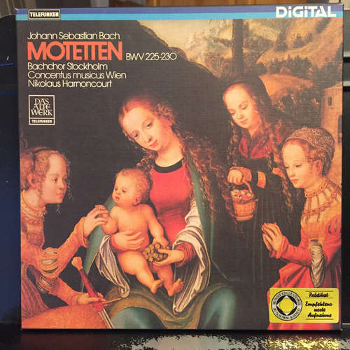 Cover Johann Sebastian Bach, Nikolaus Harnoncourt, Stockholm Bach Choir, Concentus Musicus Wien - Die Sechs Motetten BWV 225-230 (2xLP + Box) Schallplatten Ankauf