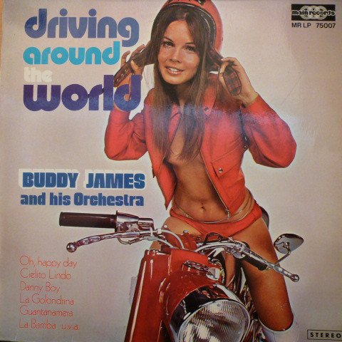 Cover Buddy James And His Orchestra - Driving Around The World (LP, Album) Schallplatten Ankauf