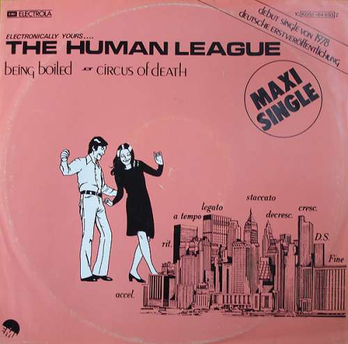 Cover The Human League - Being Boiled / Circus Of Death (12, Maxi) Schallplatten Ankauf
