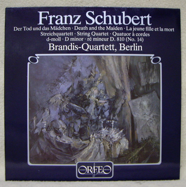 Cover Franz Schubert - Brandis-Quartett, Berlin* - Der Tod Und Das Mädchen = Death And The Maiden = La Jeune Fille Et la Mort = Streichquartett = String Quartet = Quator à Cordes = D-moll = D Minor = Ré Mineur D. 810 (No. 14) (LP) Schallplatten Ankauf