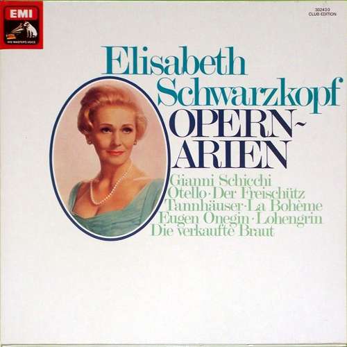 Cover Elisabeth Schwarzkopf - Opern-Arien (2xLP, Comp, Club) Schallplatten Ankauf