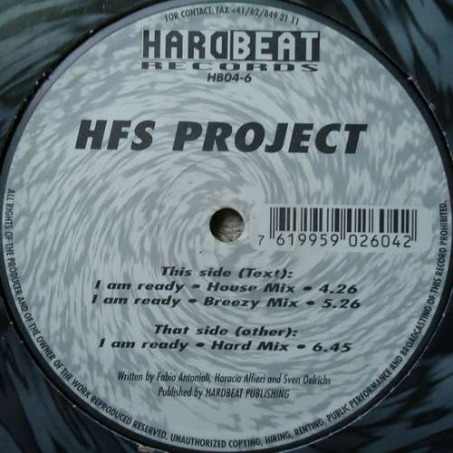 Cover HFS Project - I Am Ready (12) Schallplatten Ankauf