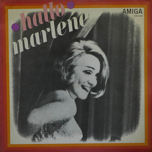 Cover Marlene Dietrich - Hallo Marlene (LP, Mono, RE, RP, Dar) Schallplatten Ankauf