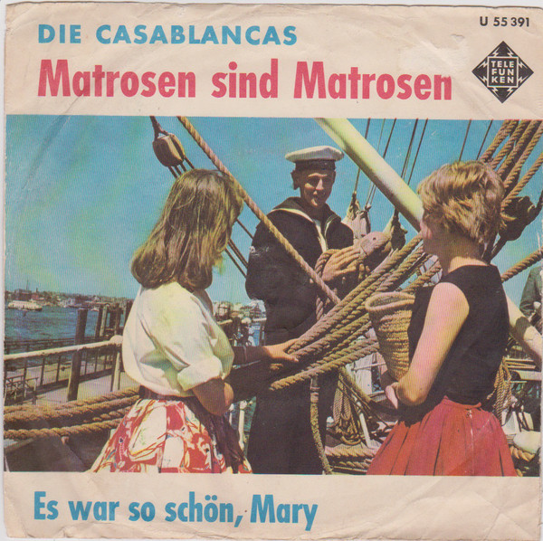 Cover Die Casablancas - Es War So Schön, Mary (7, Single) Schallplatten Ankauf