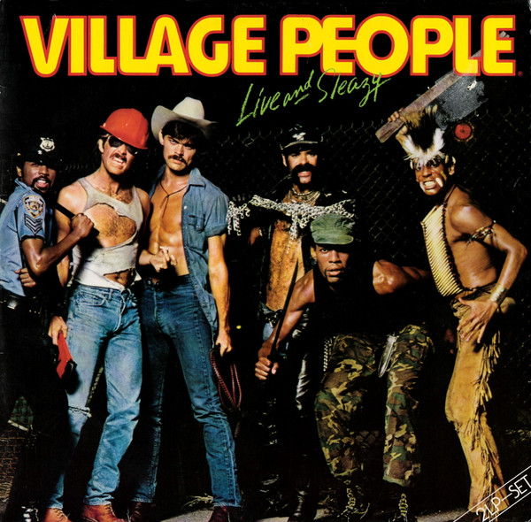 Cover Village People - Live And Sleazy (2xLP, Album, Gat) Schallplatten Ankauf