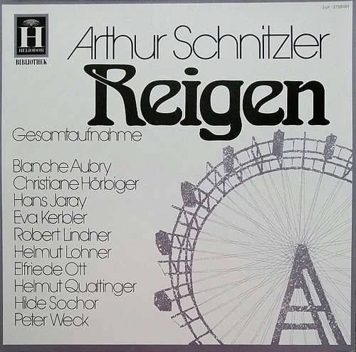 Cover Arthur Schnitzler - Reigen · Gesamtaufnahme (2xLP) Schallplatten Ankauf