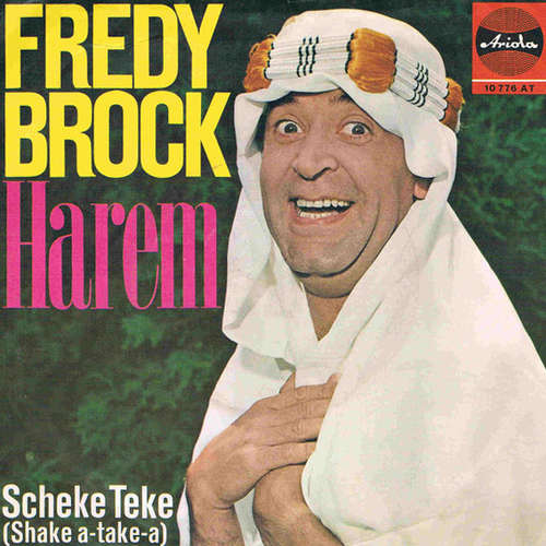 Cover Fredy Brock - Harem (7, Single) Schallplatten Ankauf