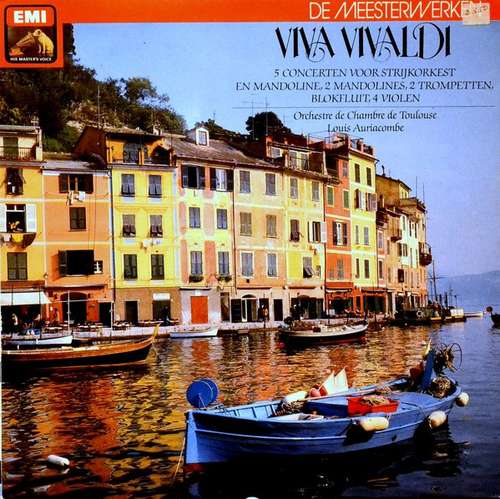 Cover Vivaldi*, Louis Auriacombe - Concertos For Mandolin, Trumpet, Recorder, 4 Violins (LP) Schallplatten Ankauf