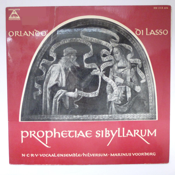 Cover Orlando Di Lasso*, N.C.R.V. Vocaal Ensemble, Marinus Voorberg - Prophetiae Sibyllarum (10, Mono) Schallplatten Ankauf