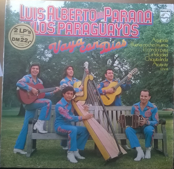 Cover Luis Alberto Del Parana Y Los Paraguayos - Vaya Con Dios (2xLP) Schallplatten Ankauf