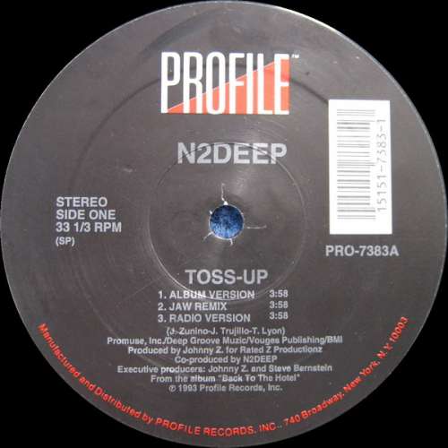 Cover N2DEEP - Toss-Up (12) Schallplatten Ankauf