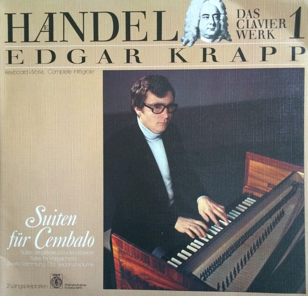 Cover Haendel*, Edgar Krapp - Suiten Für Cembalo (2xLP) Schallplatten Ankauf