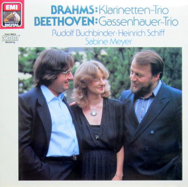 Cover Brahms* : Beethoven* : Sabine Meyer, Rudolf Buchbinder, Heinrich Schiff - Clarinet Trios (LP) Schallplatten Ankauf