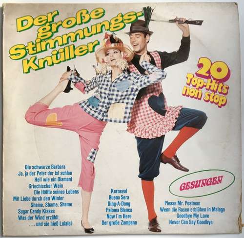Cover Unknown Artist - Der Große Stimmungsknüller - 20 Top-Hits Non Stop (LP) Schallplatten Ankauf