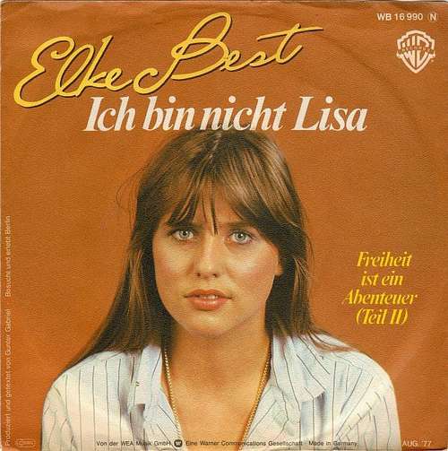 Cover Elke Best - Ich Bin Nicht Lisa (7, Single) Schallplatten Ankauf
