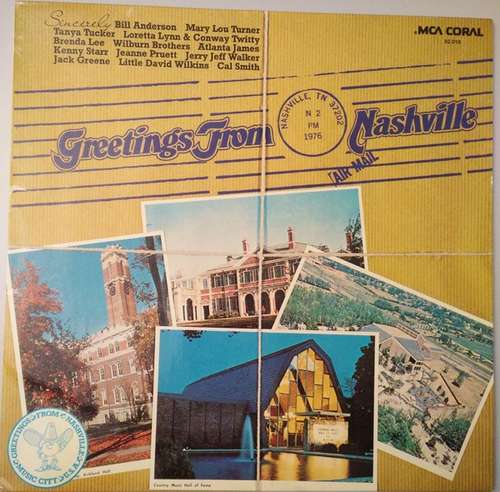Cover Various - Greetings From Nashville (LP, Comp) Schallplatten Ankauf
