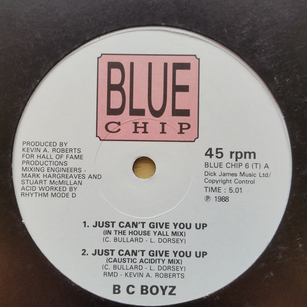 Cover B C Boyz - Just Can't Give You Up (12) Schallplatten Ankauf