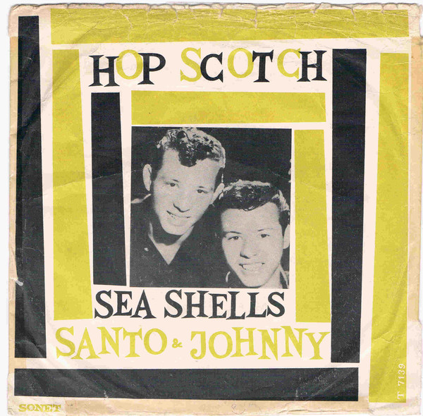 Cover Santo & Johnny - Hop Scotch / Sea Shells (7, Single) Schallplatten Ankauf