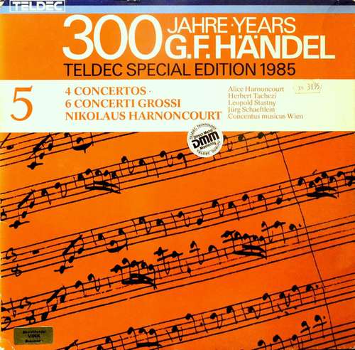 Bild Georg Friedrich Händel, Nikolaus Harnoncourt, Concentus Musicus Wien - 4 Concertos - 6 Concerti Grossi (2xLP, Gat) Schallplatten Ankauf