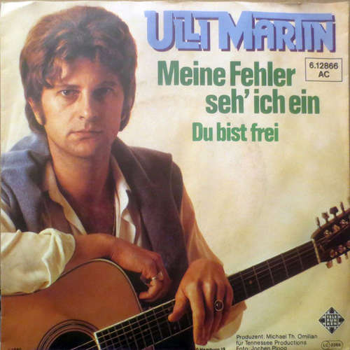Cover Ulli Martin - Meine Fehler Seh' Ich Ein (7, Single, Promo) Schallplatten Ankauf