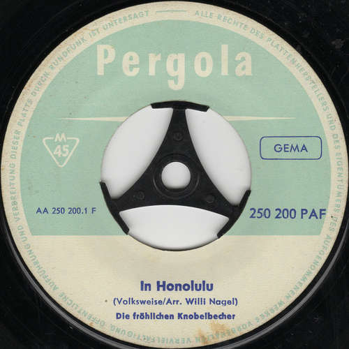 Cover Die Fröhlichen Knobelbecher - In Honolulu (7, Mono) Schallplatten Ankauf