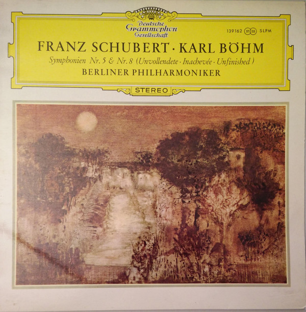 Bild Franz Schubert • Karl Böhm, Berliner Philharmoniker - Symphonien Nr. 5 & Nr. 8 (Unvollendete · Inachevée · Unfinished) (LP) Schallplatten Ankauf