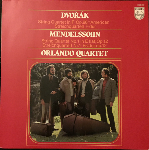 Cover Orlando Quartet - Dvořák String Quartet in F Op.96 American, Mendelssohn String Quartet No.1 in E flat, Op.12 (LP, Album) Schallplatten Ankauf