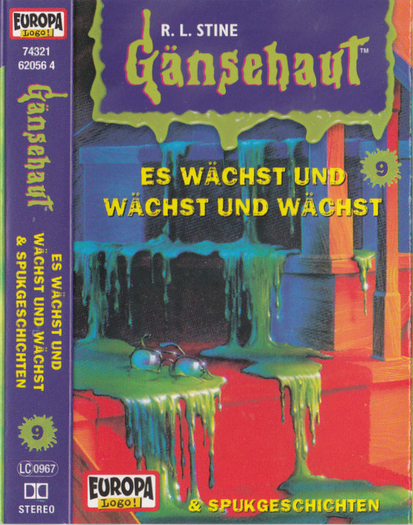Cover R. L. Stine - Gänsehaut  9 - Es Wächst Und Wächst Und Wächst & Spukgeschichten (Cass) Schallplatten Ankauf