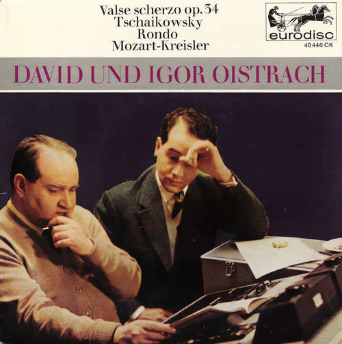 Cover David* Und Igor Oistrach - Tschaikowsky* / Mozart*, Kreisler* - Valse Scherzo Op. 34 / Rondo (7) Schallplatten Ankauf