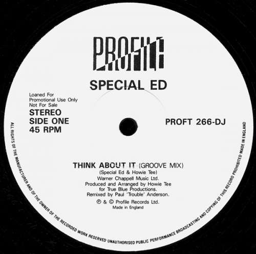 Bild Special Ed - Think About It (Remix) (12, Promo) Schallplatten Ankauf