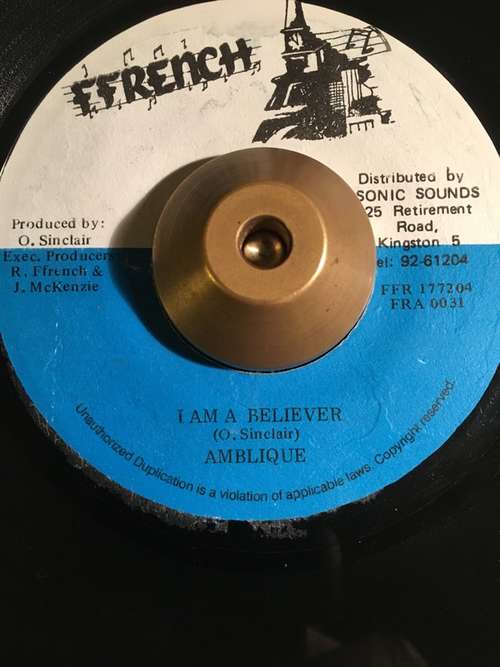 Cover Amblique* - I Am A Believer (7) Schallplatten Ankauf