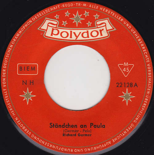 Bild Richard Germer - Ständchen An Paula / Seeräuber-Ballade (7, Single, RE) Schallplatten Ankauf