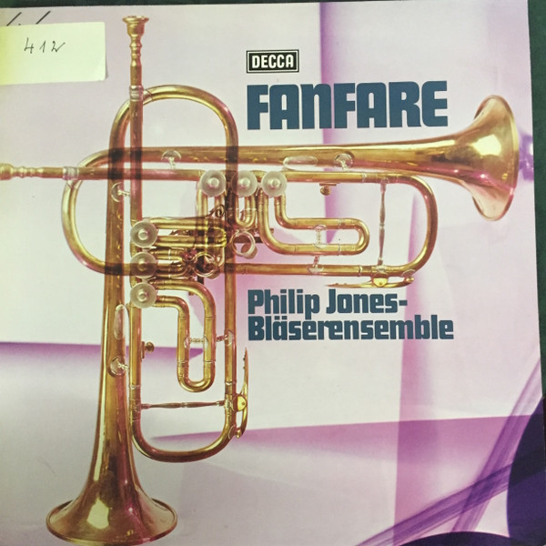 Cover Philip Jones Bläser-Ensemble* - Fanfare (2xLP, Comp, 180) Schallplatten Ankauf