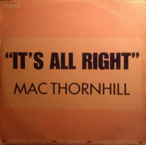 Cover Mac Thornhill - It's All Right (12, Ltd) Schallplatten Ankauf