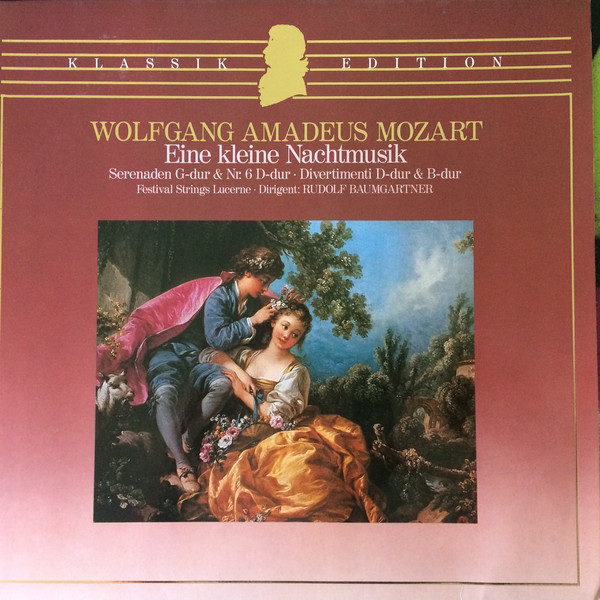 Cover Wolfgang Amadeus Mozart, Festival Strings Lucerne, Rudolf Baumgartner - Eine Kleine Nachtmusik (LP) Schallplatten Ankauf