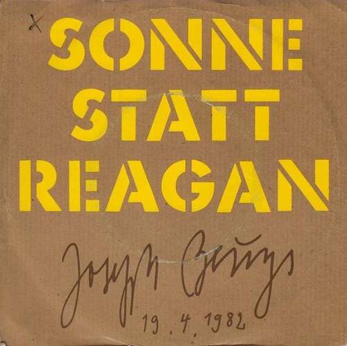 Cover Joseph Beuys - Sonne Statt Reagan (7, Single) Schallplatten Ankauf