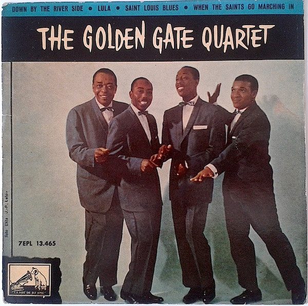 Cover The Golden Gate Quartet - Down By The River Side / Lula / Saint Louis Blues / When The Saints Go Marching In (7, EP) Schallplatten Ankauf