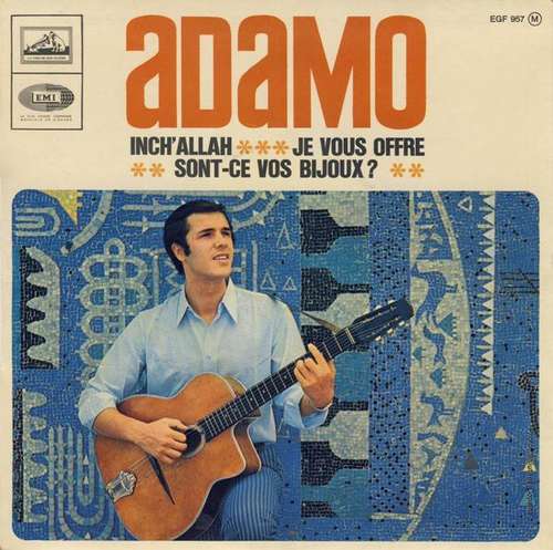Cover Adamo - Inch' Allah (7, EP) Schallplatten Ankauf