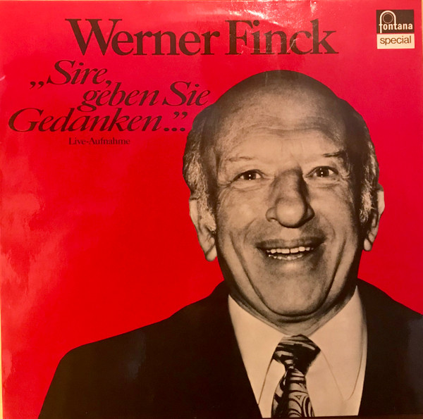 Bild Werner Finck - Sire, Geben Sie Gedanken... (LP) Schallplatten Ankauf
