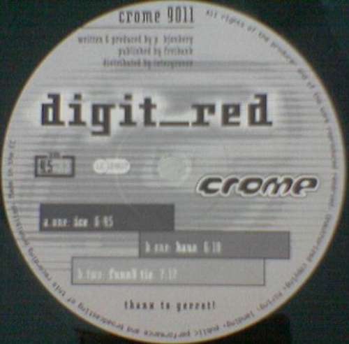Cover Digit Red - Untitled (12) Schallplatten Ankauf