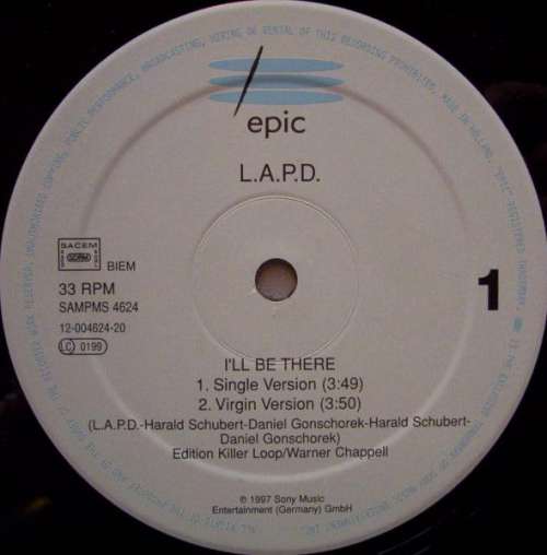Bild L.A.P.D. - I'll Be There (12, Promo) Schallplatten Ankauf