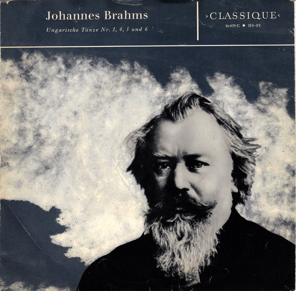 Cover Johannes Brahms - Ungarische Tänze Nr. 1, 4, 5 Und 6 (7, Mono) Schallplatten Ankauf