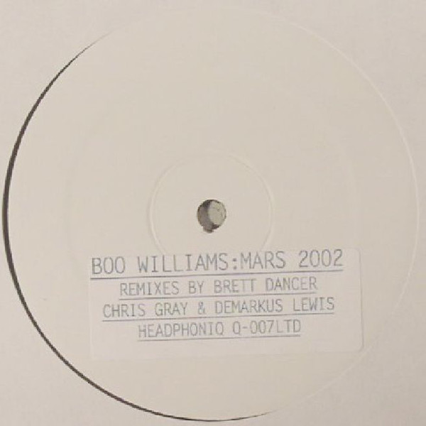 Cover Boo Williams - Mars 2002 (Remixes) (12, S/Sided, Ltd, RE, W/Lbl, Sti) Schallplatten Ankauf