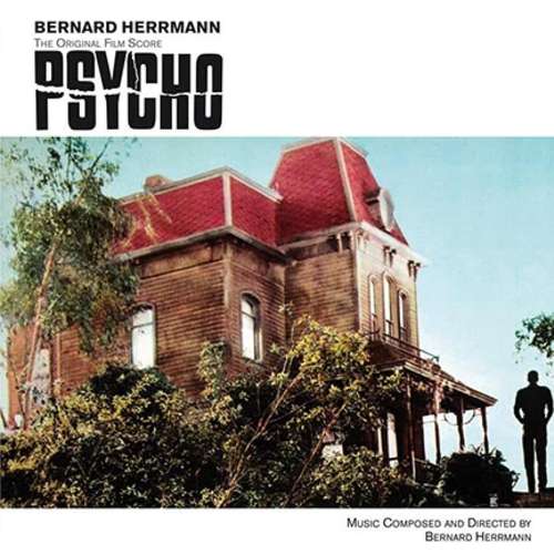 Cover Bernard Herrmann - Psycho (The Original Film Score) (LP, Album, Mono, RE, Red) Schallplatten Ankauf