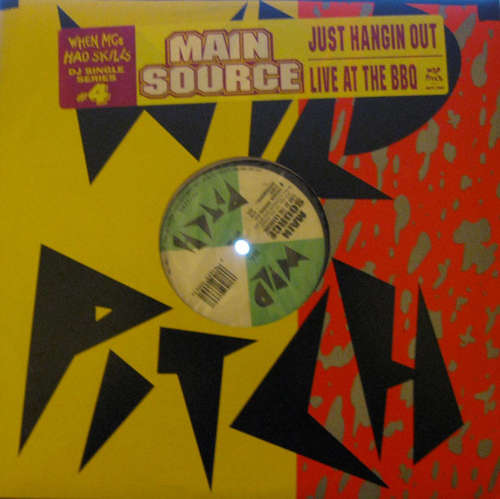 Cover Main Source - Just Hangin Out / Live At The BBQ (12, RE) Schallplatten Ankauf