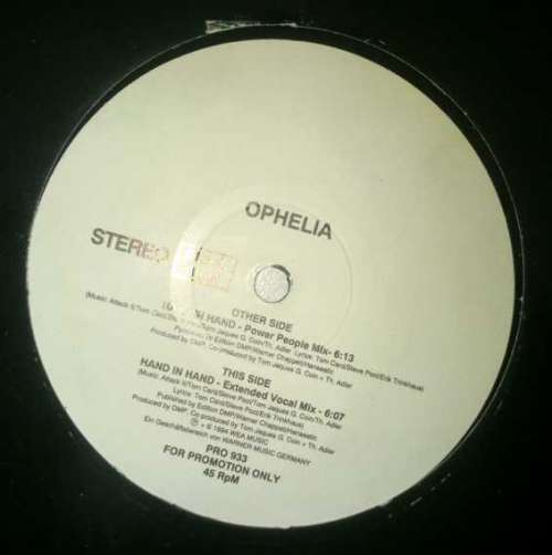Cover Ophelia (2) - Hand In Hand (12, Promo) Schallplatten Ankauf