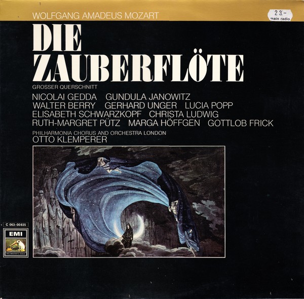 Cover Wolfgang Amadeus Mozart - Die Zauberflöte (Grosser Querschnitt) (LP, RE) Schallplatten Ankauf