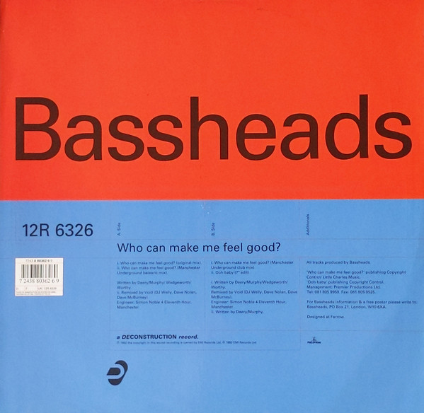 Cover Bassheads - Who Can Make Me Feel Good? (12) Schallplatten Ankauf
