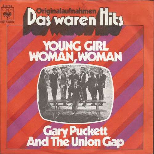 Cover Gary Puckett & The Union Gap - Young Girl / Woman, Woman (7, Single) Schallplatten Ankauf