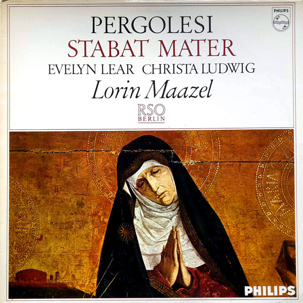 Cover Pergolesi*, Evelyn Lear, Christa Ludwig, Lorin Maazel, RSO Berlin* - Stabat Mater (LP, Album) Schallplatten Ankauf